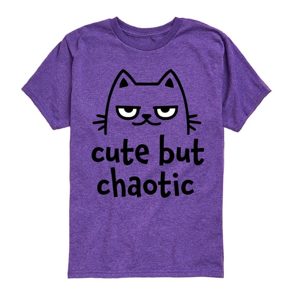 Cute But Chaotic - Toddler And Youth Short Sleeve Graphic T-Shirt