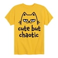 thumbnail image 1 of Cute But Chaotic  - Toddler And Youth Short Sleeve Graphic T-Shirt, 1 of 6