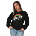 thumbnail image 1 of Cute But Crazy Sarcastic Funny Gym Women Plus Size Crewneck Sweatshirt Brisco Brands 2X, 1 of 5