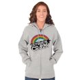 thumbnail image 1 of Cute But Crazy Sarcastic Funny Gym Zip Hoodie Sweatshirt Women Brisco Brands X, 1 of 6