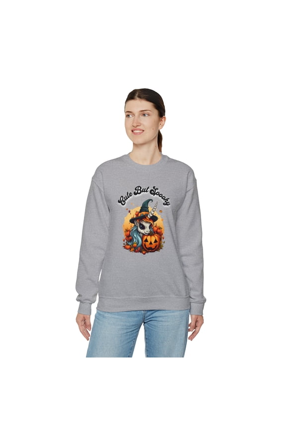 Cute But Spooky Halloween Unicorn Hoodie, Emo Goth Unicorn Halloween Hoodie