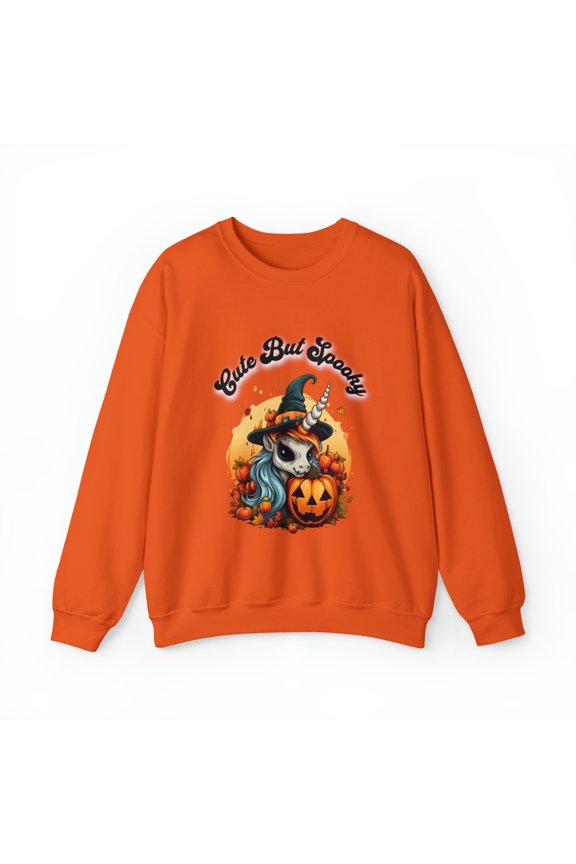Cute But Spooky Halloween Unicorn Sweatshirt, Goth Unicorn Halloween Shirt