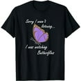 thumbnail image 1 of Cute Butterfly Busy Watching Butterflies T-Shirt, 1 of 5
