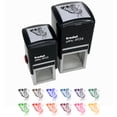 thumbnail image 1 of Cute Butterfly Pixie Fairy Girl Self-Inking Rubber Stamp Ink Stamper - Black Ink - Small 1 Inch, 1 of 7