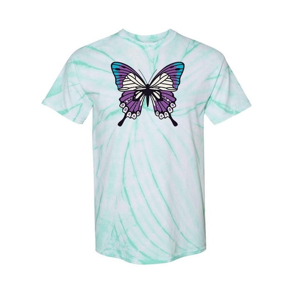 Cute Butterfly Tie-Dye Cyclone Women -Smartprints Designs, Female Large