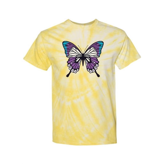 Cute Butterfly Tie-Dye Cyclone Women -Smartprints Designs, Female Small