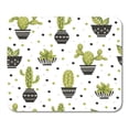 thumbnail image 1 of Cute Cacti Flowerpots Butterflies Nature Spring All Are Hidden Under Mask Pattern Not Cropped and Can Be Mousepad Mouse Pad Mouse Mat 9x10 inch, 1 of 3