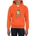 thumbnail image 1 of Cute Cactus Buddy Hoodie Juniors -Smartprints Designs,  Medium, 1 of 4