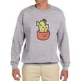 thumbnail image 1 of Cute Cactus Buddy Sweatshirt Men -Smartprints Designs, Male XX-Large, 1 of 4