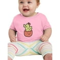 thumbnail image 1 of Cute Cactus Buddy T-Shirt Infant -Smartprints Designs,  24 Months, 1 of 4