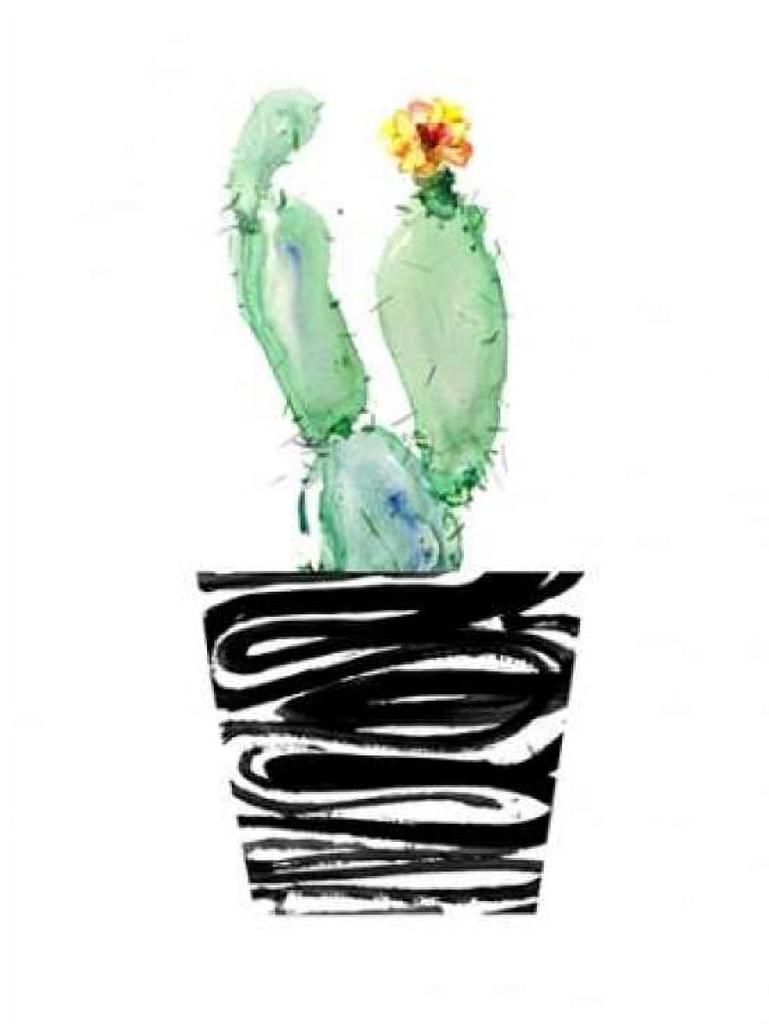 Cute Cactus Canvas Art - Dakota London (18 x 24)