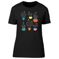 thumbnail image 1 of Cute Cactus, Succulents In Pot T-Shirt Women -Image by Shutterstock, Female Large, 1 of 4