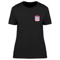 thumbnail image 1 of Cute Cake Pocket Doodle T-Shirt Women -Image by Shutterstock, Female Medium, 1 of 2