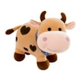 thumbnail image 1 of Cute Calf Plush Toys Super Soft Cow Doll Children's Zodiac Cattle Dolls Ornaments Birthday Gift, 1 of 21