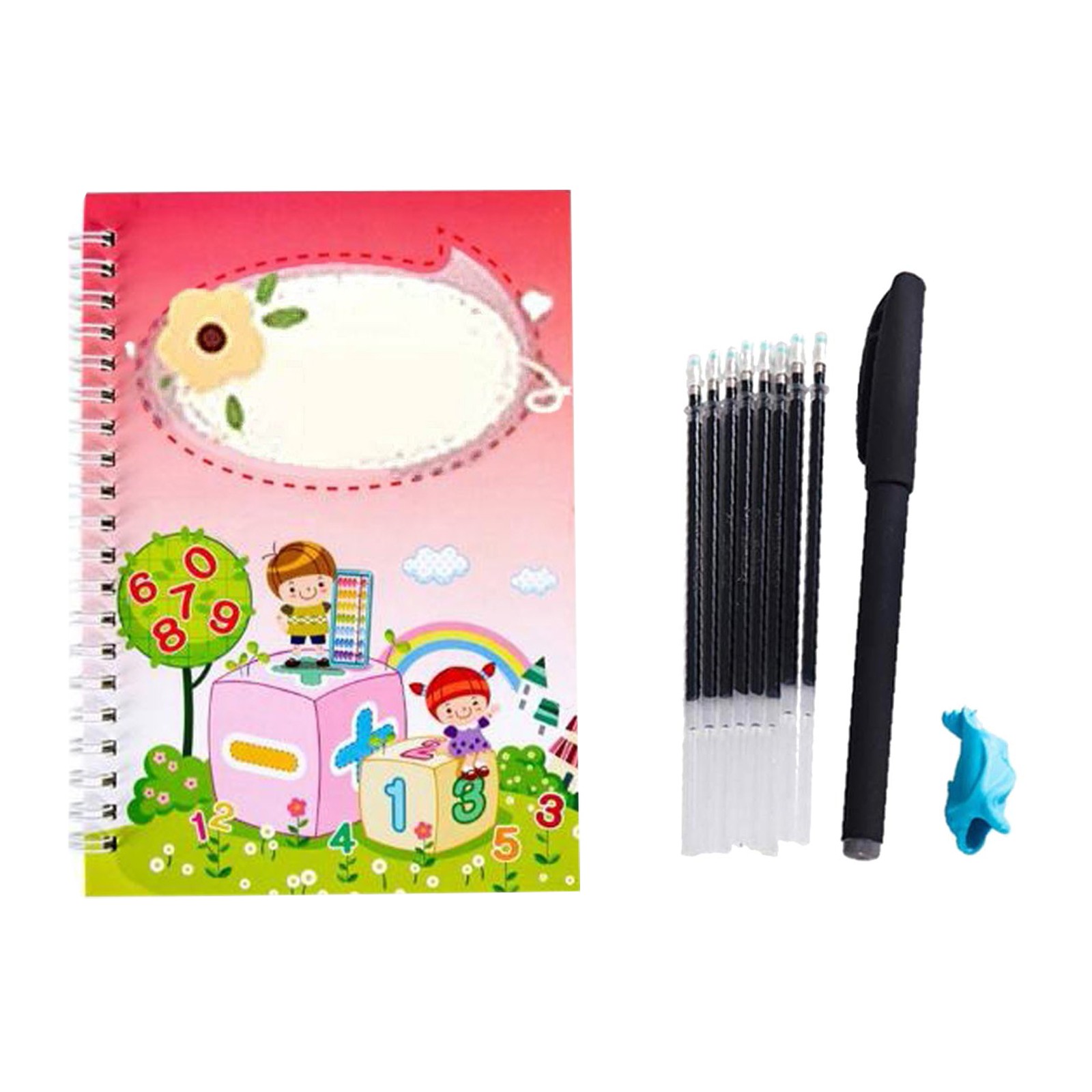 Cute Calligraphy Reused Handwriting 1 Copybook 1Pen 1Penholder 8 ...