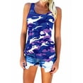 thumbnail image 1 of Cute Camo Tank Flowy Athletic Shirts Running Muscle Shirts Workout Gym Clothes Racerback Camo Tank Tops for Women, 1 of 2