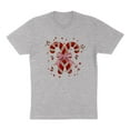 thumbnail image 1 of Cute Candy Canes Shirt Unisex Medium Grey, 1 of 5