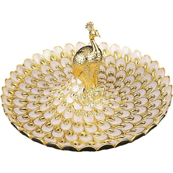 Cute Candy Plate Metal Snack Plate Fruit Serving Tray for Home Parties Wedding Birthday Gathering Restaurant Decoration