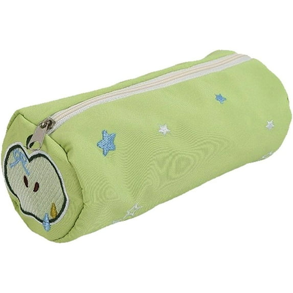 Hzzsbu Canvas Pencil Cases with Cake Pen Case, Pen Holder, Pencil Pouch, Zipper Stationery Bag, Makeup Bag Organizer