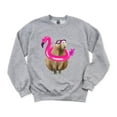 thumbnail image 1 of Cute Capybara Animal Rodent Funny Pet South America Chill Nature Graphic Sweatshirt, for men & women, up to size 5XL, 1 of 3