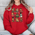 thumbnail image 1 of Cute Capybara Holiday Vibes Festive Christmas Animal Lover Hoodie Shirt, up to size 5XL, 1 of 2