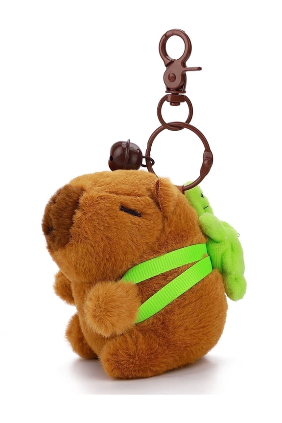 Capybara Plush Keychain Cute Capybara Stuffed Animal Soft Plush Key Chain Adults Christmas Birthday Gifts for Men Women