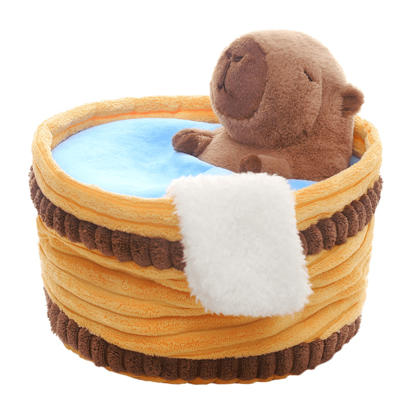 Cute Capybara Plush Toy, Soft Stuffed Animal Doll, Adorable Cuddle Pillow Plushie for Kids & Adults, Cozy Sleep Companion, Perfect Birthday or Holiday Gift for Girlfriend