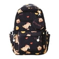 thumbnail image 1 of Cute Capybara Print Backpack For Teens Large Capacity Water Resistant Nylon School Bookbag, 1 of 4