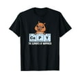 thumbnail image 1 of Cute Capybara T-Shirt for Men Women Cotton Summer Top Tee Fashion Casual Animal Short Sleeves, 1 of 3