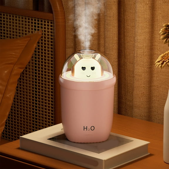 Cute Car Diffuser Humidifier USB Aromatherapy Essential Oil Air Freshener USB Cool Mist Mini Portable Diffuser for Car Home Office Bedroom