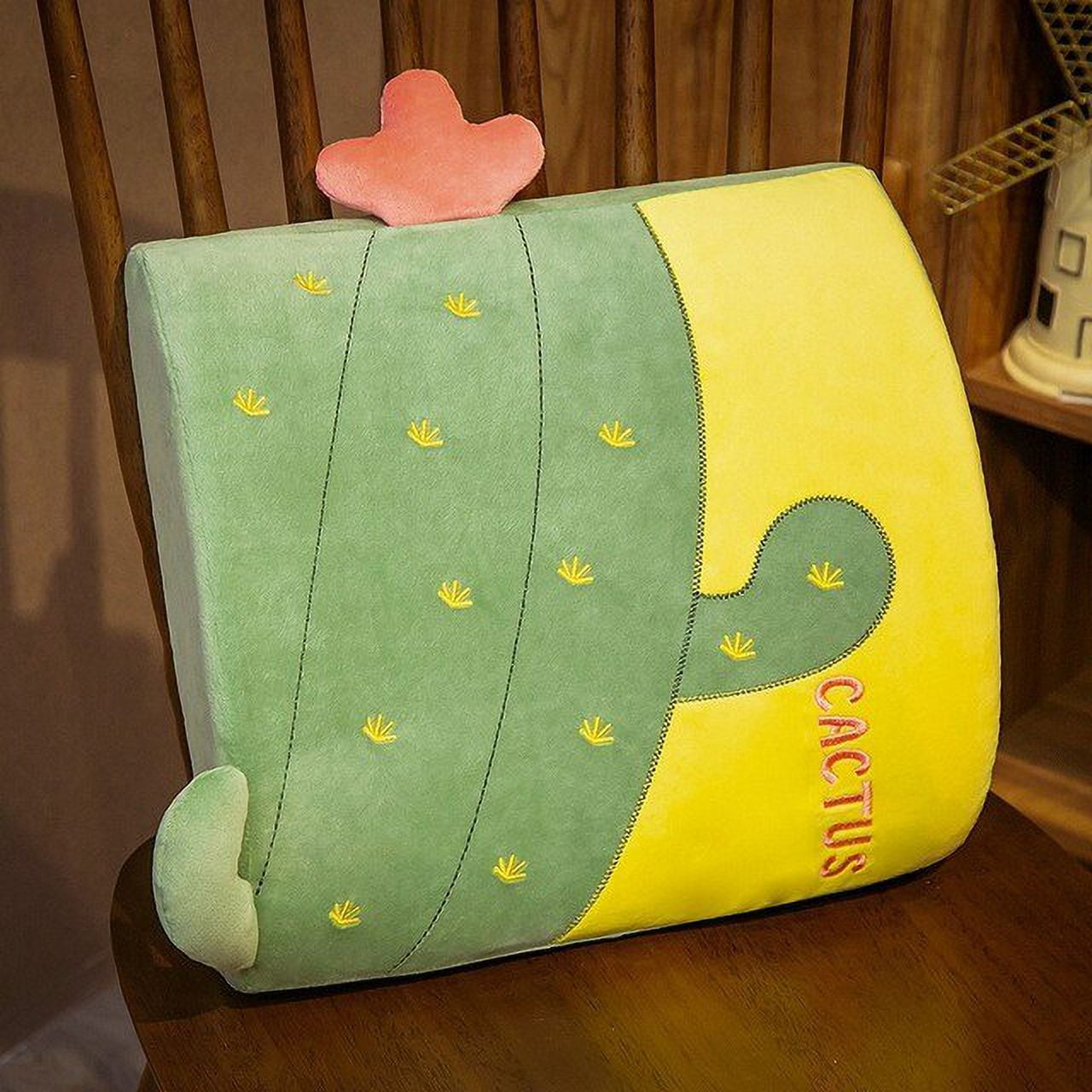 Cute Car Lumbar Pillow Car Back Support Car Seat Cushion Lumbar Support
