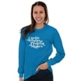 thumbnail image 1 of Cute Cardio Weights Protein Shakes Women's Long Sleeve T Shirt Brisco Brands 2X, 1 of 6
