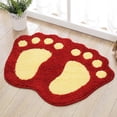 thumbnail image 1 of Cute Carpet Bathroom Entrance Rug Furry Carpet Absorbent Door Mat Floor Mat Living Room Sofa Mat Foot Mat Carpet Polyester Carpet,Red,Polyester, 1 of 7