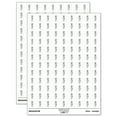 thumbnail image 1 of Cute Carrot Outline 200+ Round Stickers - White - Matte Finish - 0.50" Size, 1 of 3