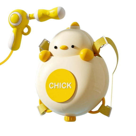 Cute Cartoon Animal Backpack Water Blaster, Pull Trigger Spraying Water Blaster with Separated HandBlaster for Summer Outdoor Water Play