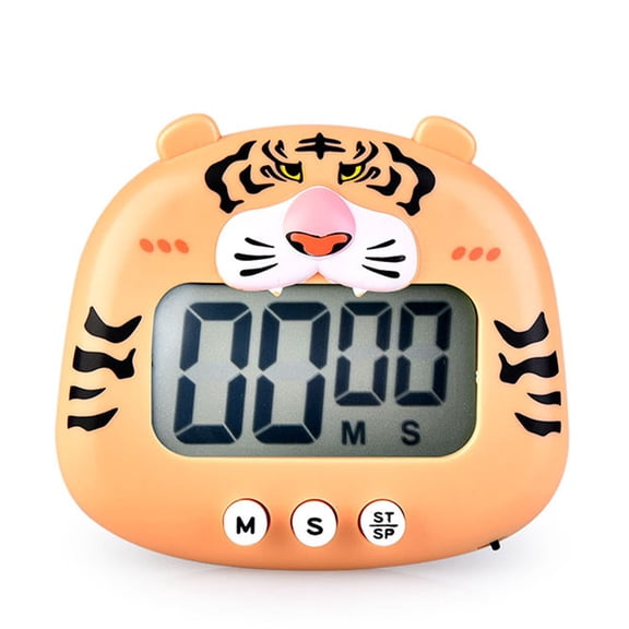 Cute Cartoon Animal Digital Timers Small Digital Kitchen Timers Countdown Timers with Magnetic Backs and ON/Off Switches Decorative Cooking Timers for Kitchen AccessoriesStyle:Style 3;