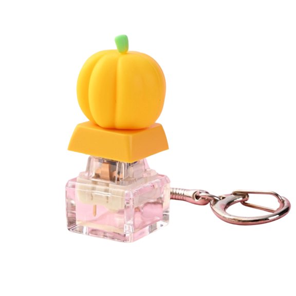 Cute Cartoon Animal&Fruit Push Keychain Stress Toy–Mechanical Keyboard Click Button Fidget Keychain with Tactile Sensory Feedback,Decompression Pendant for Anxiety Relief,Office Desk Home Travel Gift