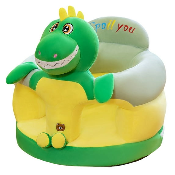 Cute Cartoon Animal Shaped Baby Learn to Sit up Chair Thick Stuffed Plush Sofa Infants Floor Support Seat