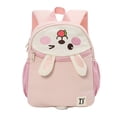 thumbnail image 1 of Cute Cartoon Animal Shaped Lightweight Water Resistant Backpack, Small Portable Travel Daypack with Side Pockets for Outdoor Daily Outing, 1 of 6
