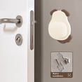 thumbnail image 1 of Cute Cartoon Animal Silicone Door Stopper Wall Protector Self Adhesive Anti-Collision Buffer Pad for Door Handle Refrigerator Cabinet Home Protection,B, 1 of 6