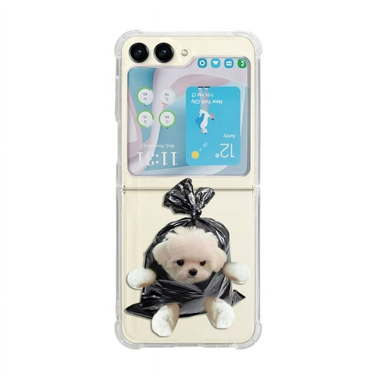 Cute Bear Samsung Phone Case for Samsung Galaxy Z Flip 3 (5G