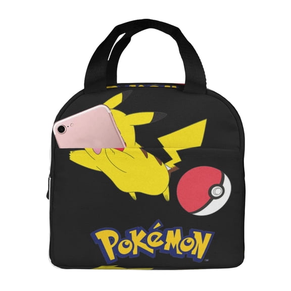 Cute Cartoon Anime Pokemon Lunch Bag Lunch Bag Tote Bag Insulated Lunch Box Picnic Beach Fishing Work
