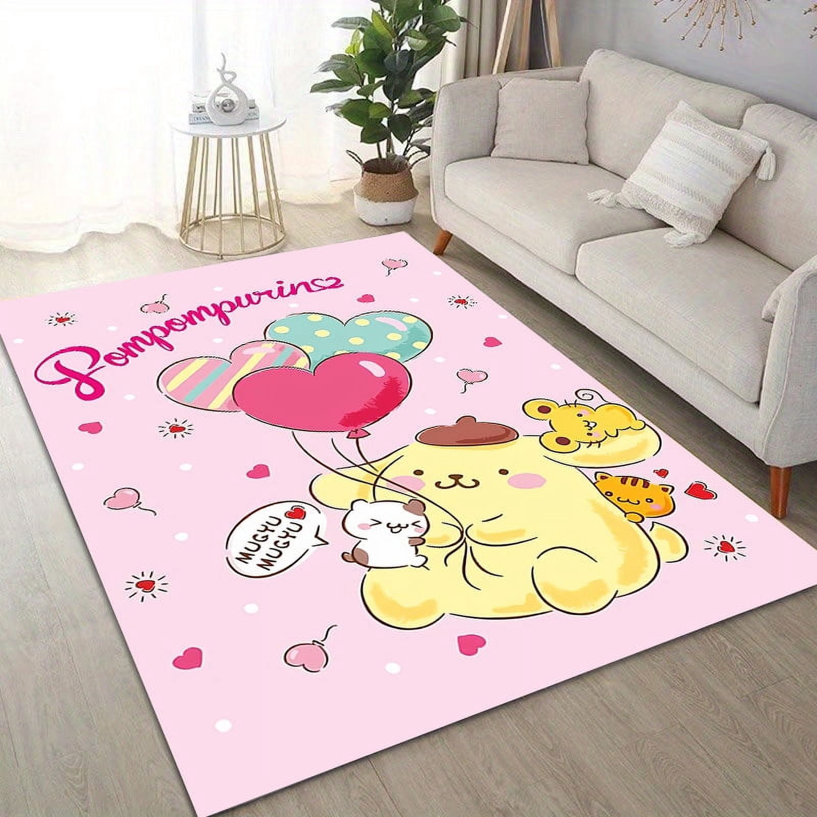 Kawaii Cartoon Pink Piggy Rug & Mat