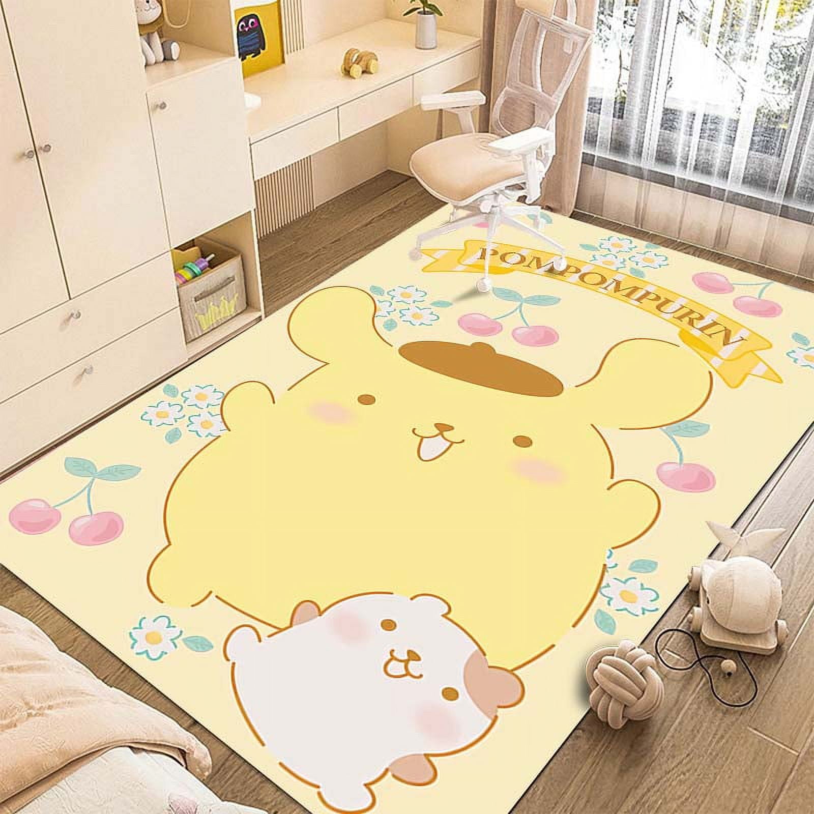 Cute Cartoon Anime Pom Pom Purin Printing Kawaii Dog Carpet for Living ...