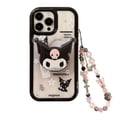 thumbnail image 1 of Cute Cartoon Anime Role Kulomi Bracket Phone Cases for IPhone 11 12 13 14 15 Pro Max Soft Anti-fall Protect Cover with Lanyard, 1 of 6