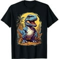 thumbnail image 1 of Cute Cartoon Baby Giganotosaurus Dinosaur Design T-Shirt, 1 of 5