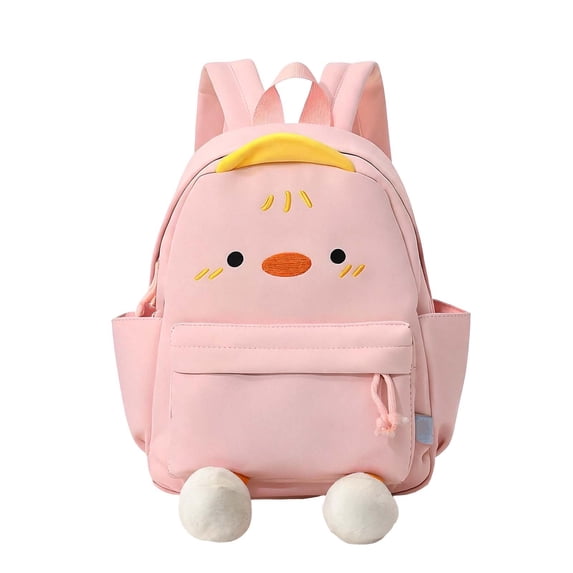 Cute Cartoon Backpack for School, Bookbag with Padded Straps and Multiple Pockets