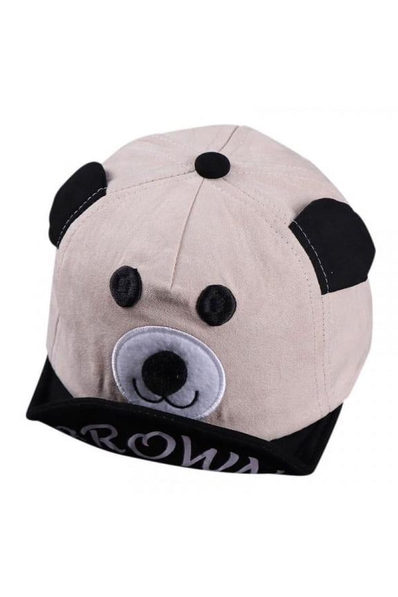 Cute Cartoon Bear Boys Girls Baby Kids Adjustable Baseball Cap Sun Hat