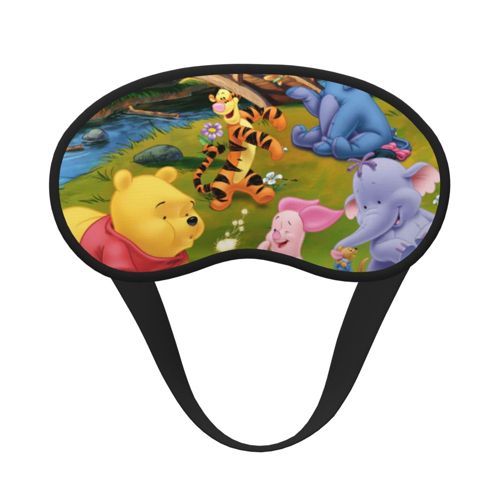 Cute Cartoon Bear Print Sleep Eye Mask Smooth Soft Eye Mask Shading ...