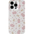 thumbnail image 1 of Cute Cartoon Bear Rabbit Pink Flowers Phone Case Compatible with iPhone Case (White,iPhone 11), 1 of 6